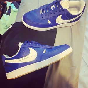 Nike Air Force special edition royal blue size 10.5 brand new never tried on